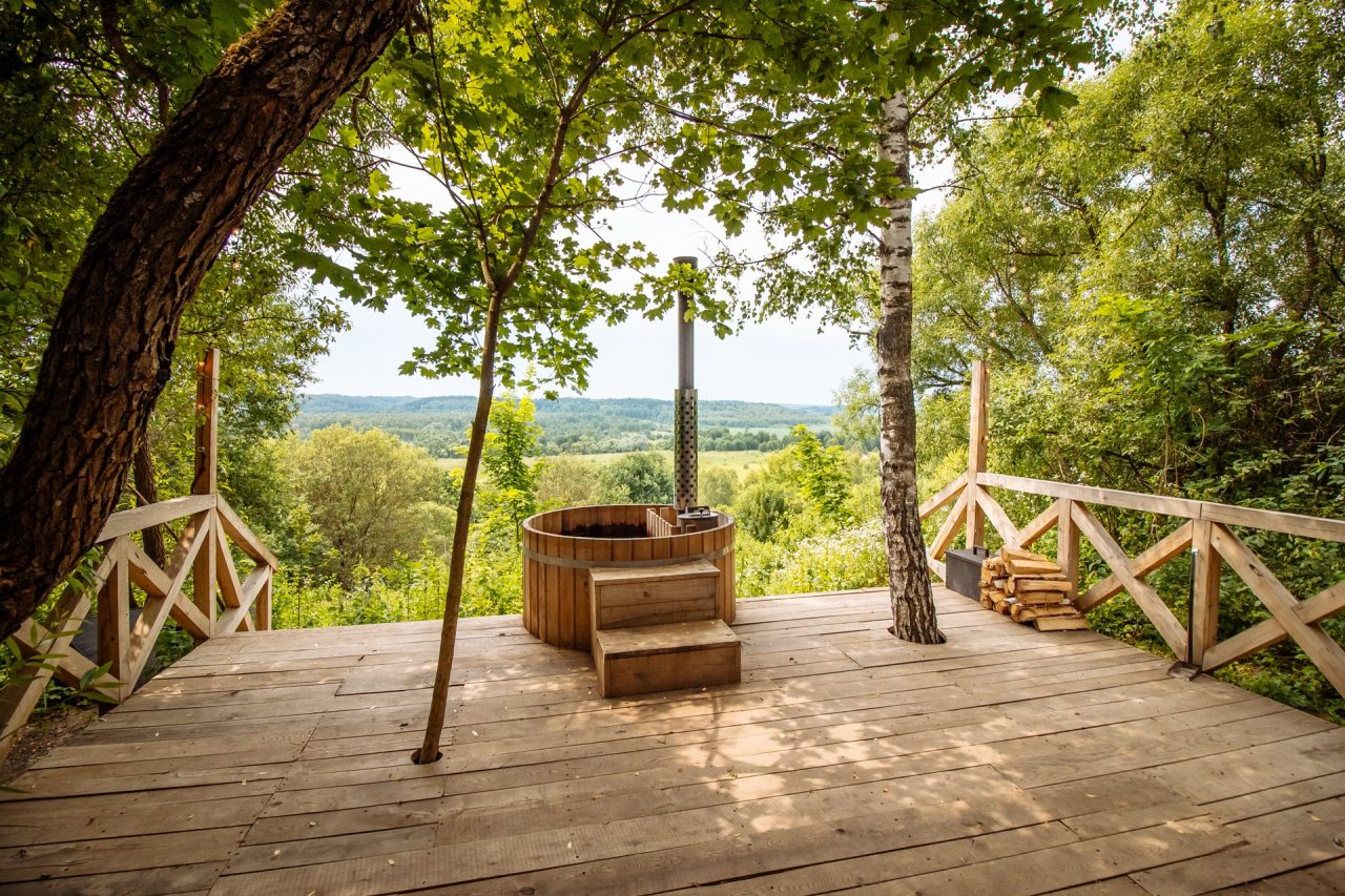 Шале (ДОМ №16 ПАНОРАМНОЕ ШАЛЕ), Глэмпинг На краю земли