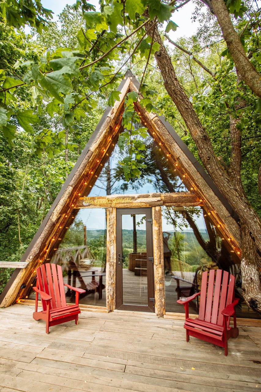 Шале (ДОМ №16 ПАНОРАМНОЕ ШАЛЕ), Глэмпинг На краю земли