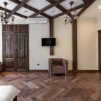 De Luxe (Двухместный номер делюкс с двуспальной кроватью(РЕМОНТ ФАСАДА до 01.10.25)), Отель АпартПейдж Невский