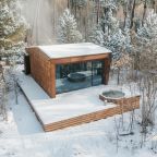 Мини-дом (Панорамик Хаус с купелью), Чепош парк Отель Алтай