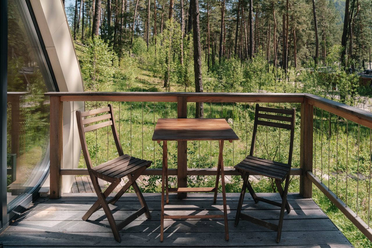 Мини-дом (Скай дом с купелью и видом на лес), Гостиница Чепош парк