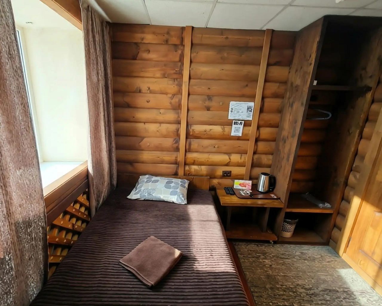 Одноместный (С широкой кроватью), Гостиница МАНДАРИН на Чкалова