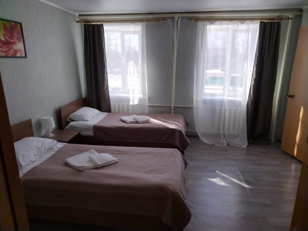 Двухместный (Двухместный стандарт с 2 кроватями) мини-отеля Базилик, Щигры