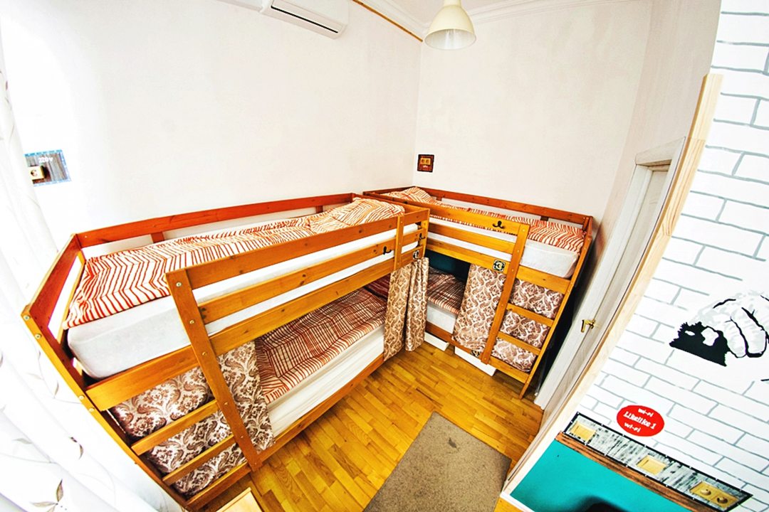 Четырехместный (4х местный женский номер) хостела Градъ, Краснодар