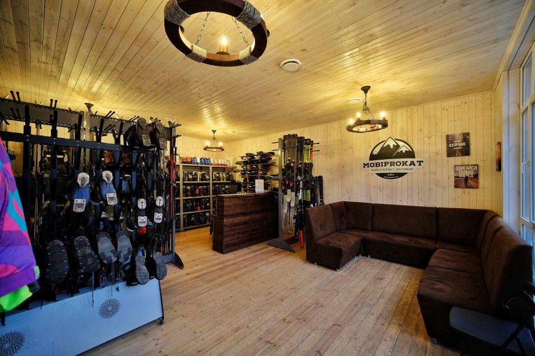 Место для хранения лыж, Гостиница Allure Lodge