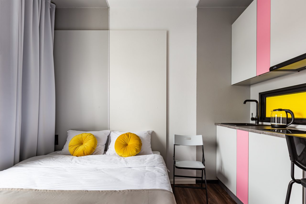 Двухместный (Стандарт с мини-кухней), Гостиница Greenfeel