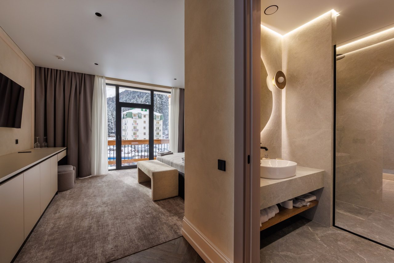 Двухместный (Супериор с 2-я кроватями), Отель Dombay Winter Hall