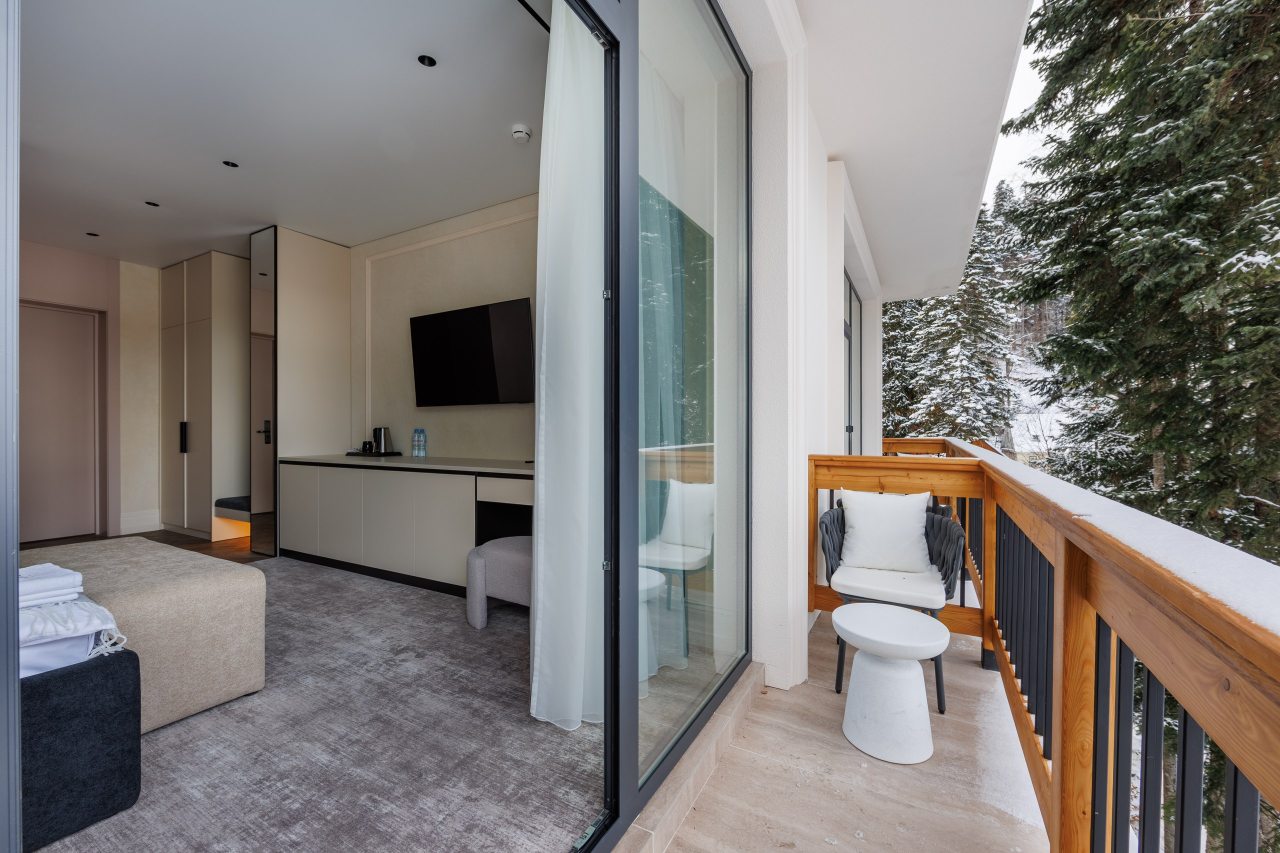 Двухместный (Супериор с 2-я кроватями), Отель Dombay Winter Hall