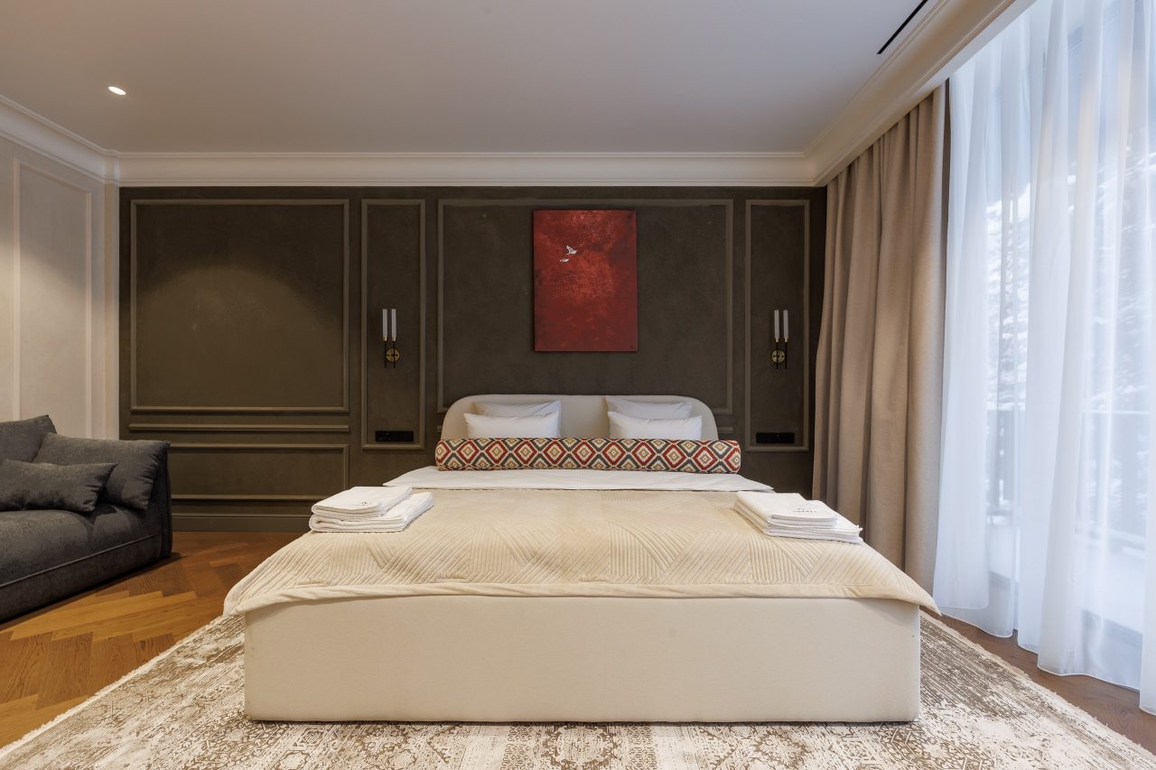 Люкс (С Балконом), Отель Dombay Winter Hall