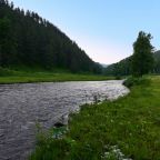 Вид на реку, База отдыха Айбарка