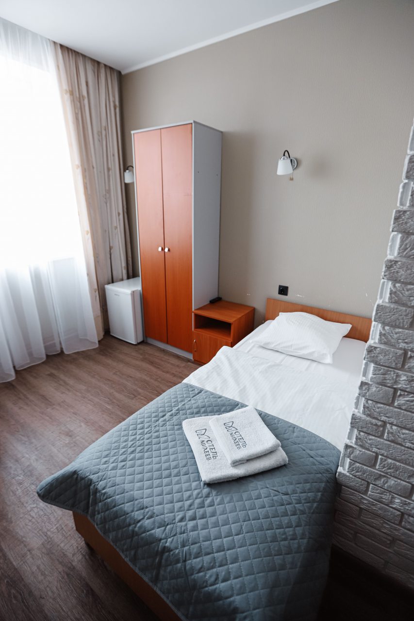 Одноместный (Одноместный номер Стандарт класса с односпальной кроватью) гостиницы Скандия, Тюмень