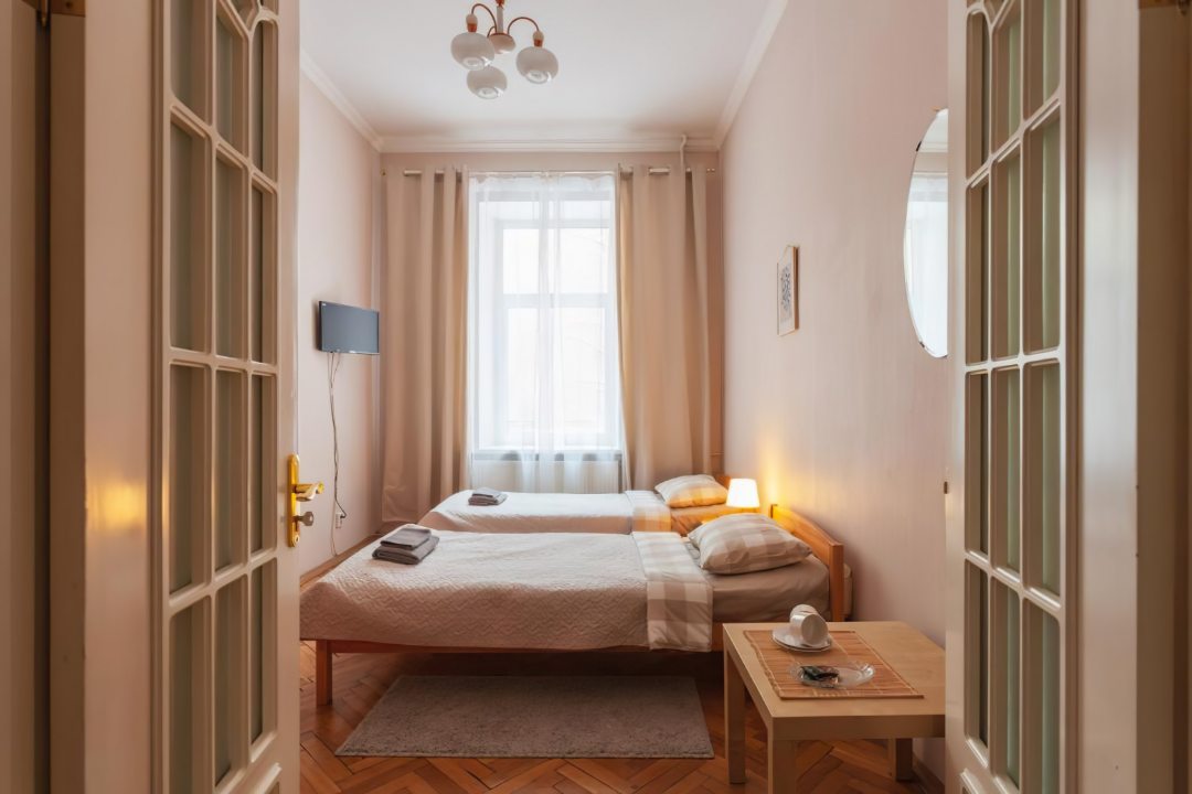 Двухместный (Стандартный номер с 2 раздельными кроватями и общим с/у) гостевого дома Piter Home, Санкт-Петербург