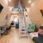 Коттедж (A-Frame Lime), Гостевой дом ЁLKI A-frame Правдино Lake