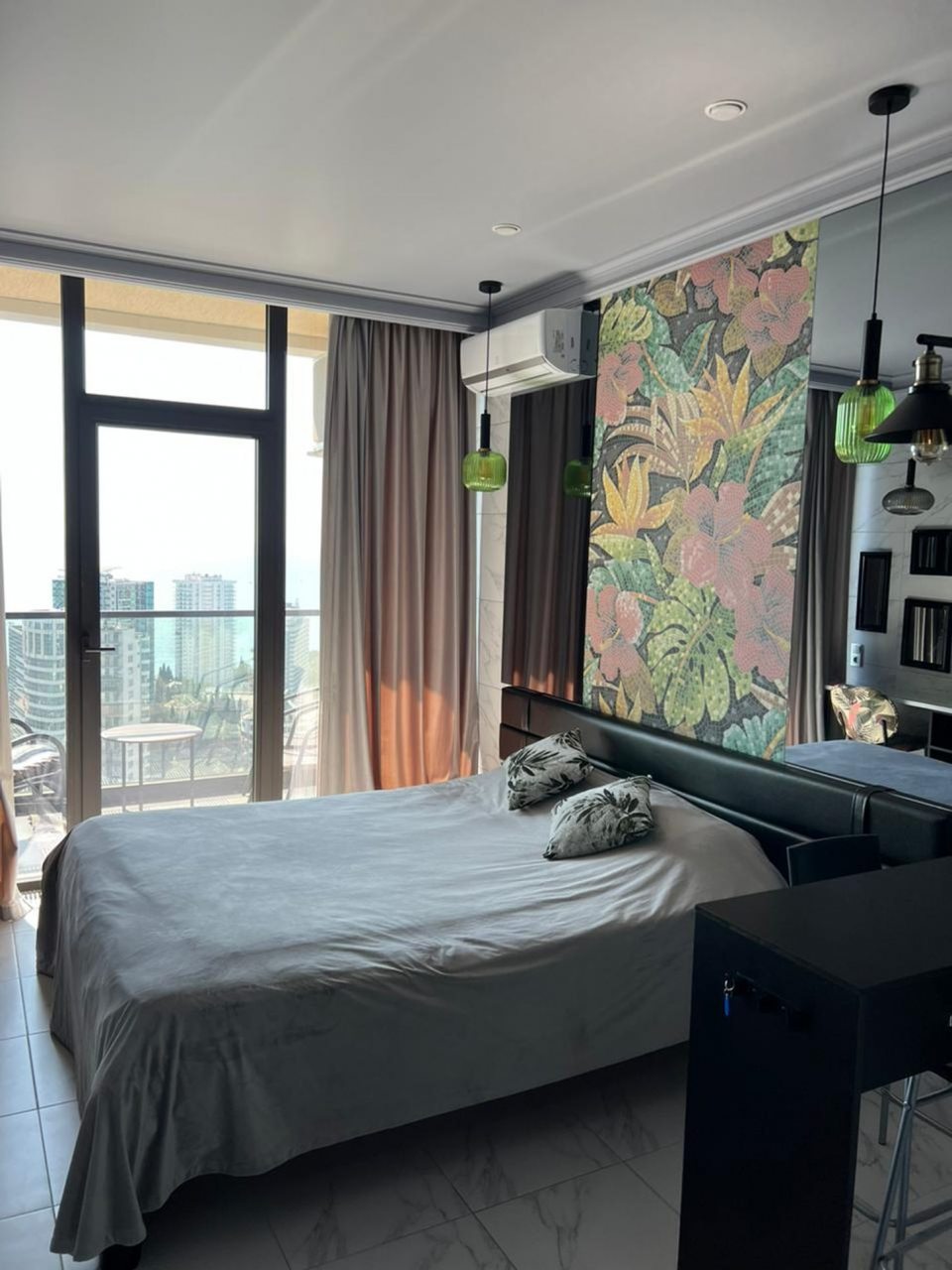 Студио (С балконом и видом на море 417), Апартаменты Сочипосуточно на Депутатской