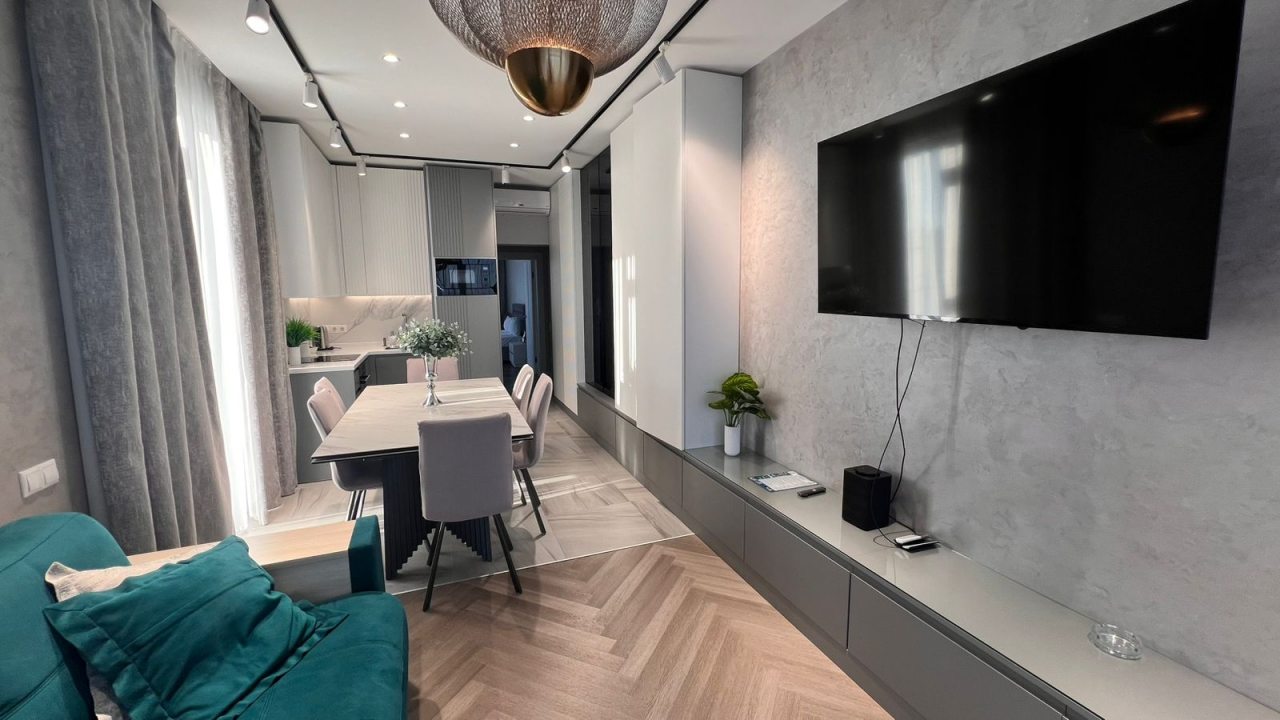 Апартаменты (Семейные люкс  с 2 балконами и видом на море), Апартаменты Сочипосуточно на Депутатской