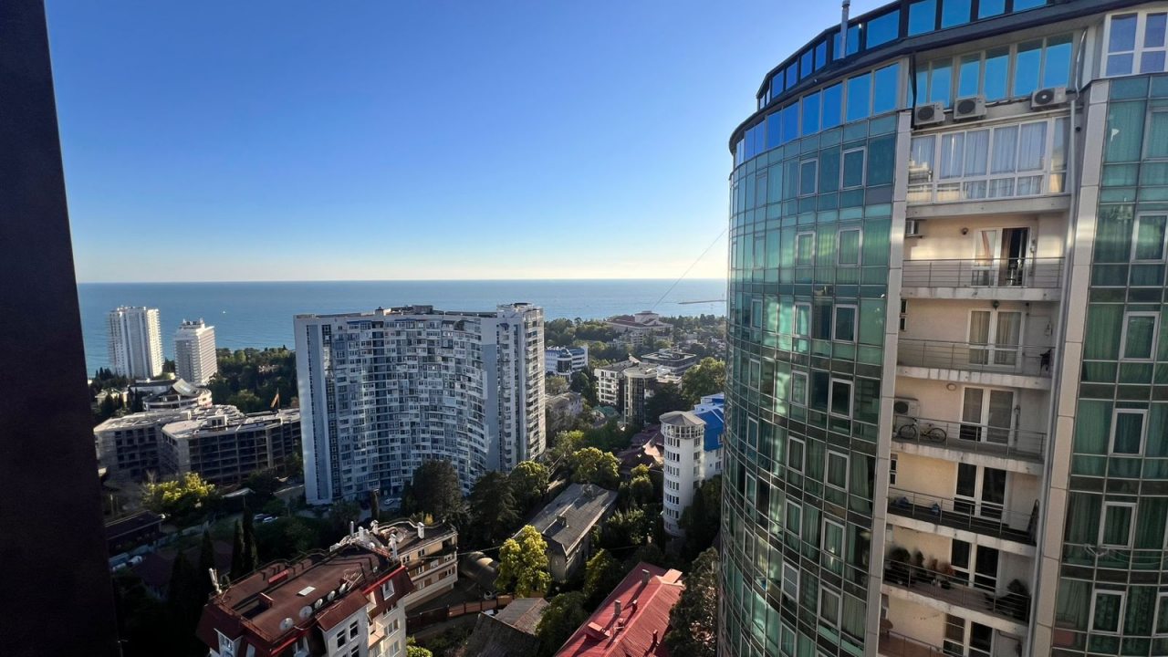 Апартаменты (Семейные люкс  с 2 балконами и видом на море), Апартаменты Сочипосуточно на Депутатской