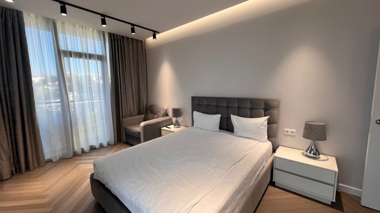 Апартаменты (Семейные люкс  с 2 балконами и видом на море), Апартаменты Сочипосуточно на Депутатской