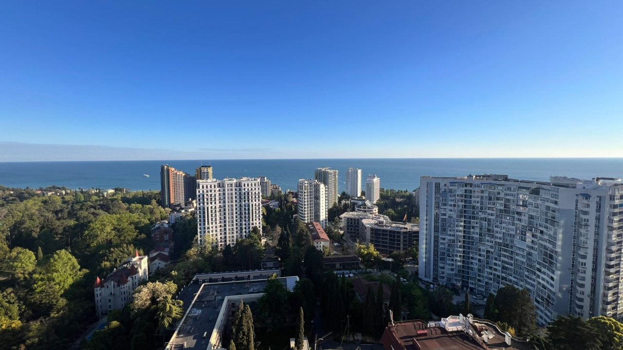 Апартаменты (Семейные люкс  с 2 балконами и видом на море), Апартаменты Сочипосуточно на Депутатской