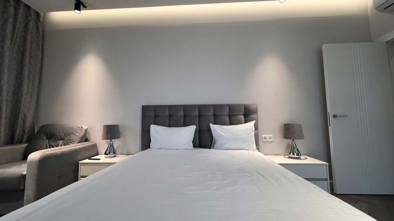 Апартаменты (Семейные люкс  с 2 балконами и видом на море), Апартаменты Сочипосуточно на Депутатской