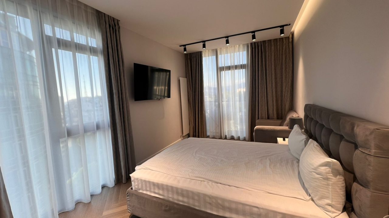 Апартаменты (Семейные люкс  с 2 балконами и видом на море), Апартаменты Сочипосуточно на Депутатской