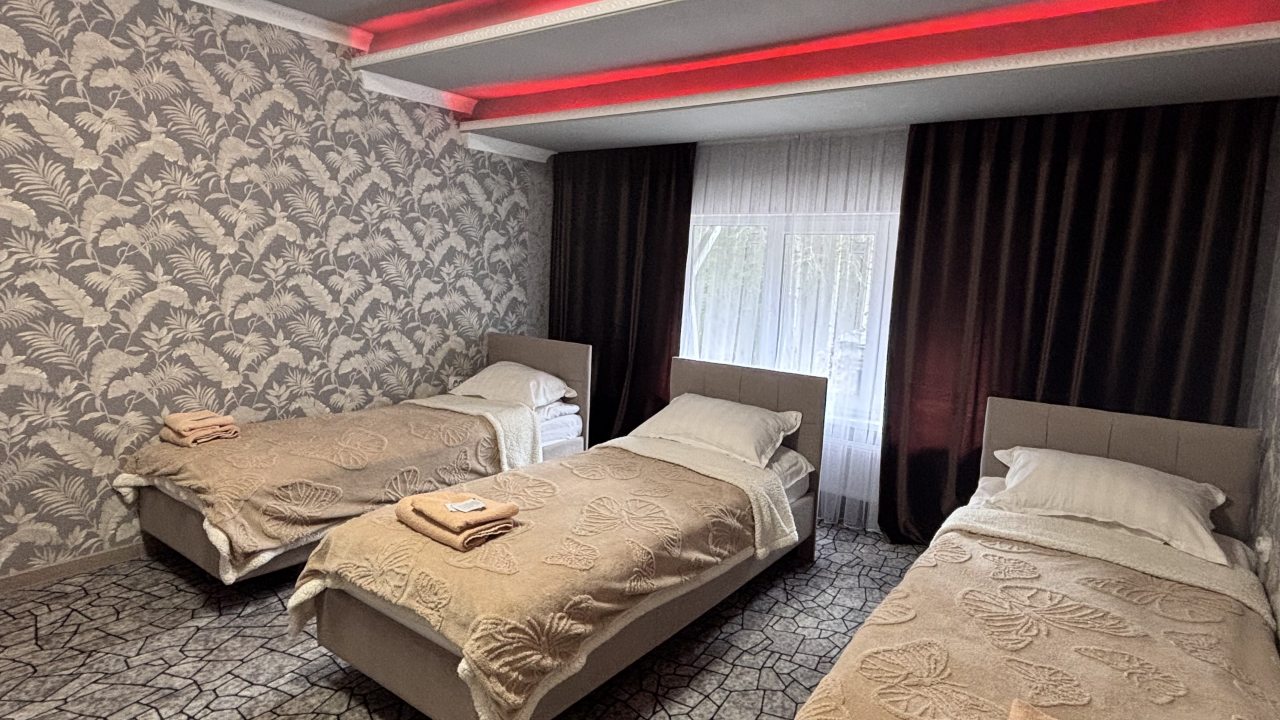 Трехместный номер с кухней