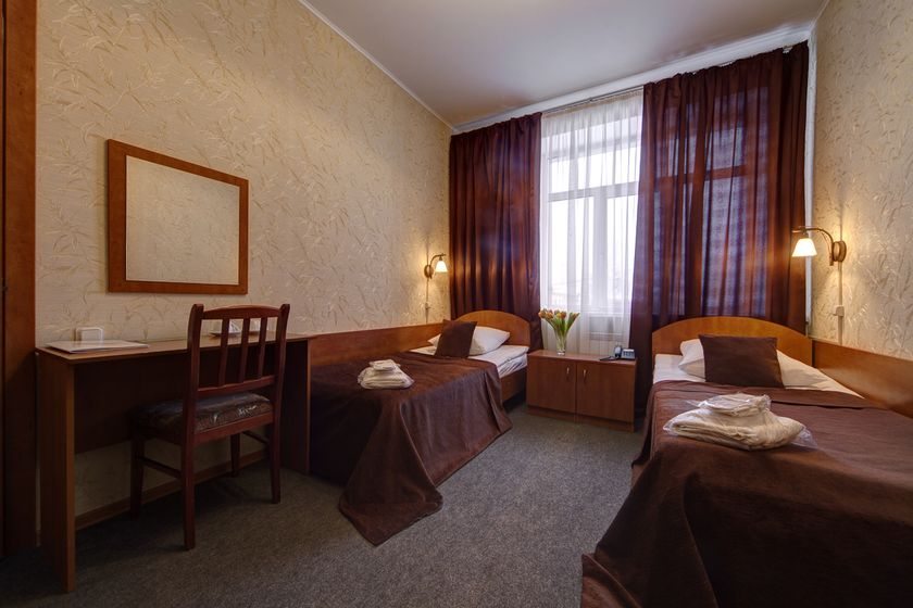Двухместный (Двухместный номер с раздельными кроватями) отеля Green, Петергоф