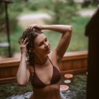 Горячая купель у дома