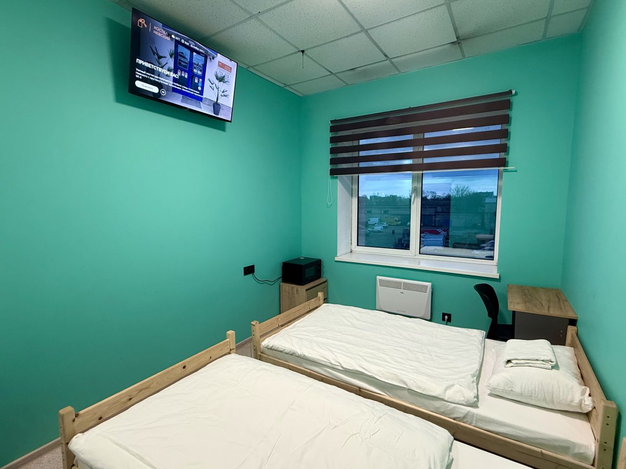 Двухместный (Стандарт с душем и туалетом), Хостел Невский