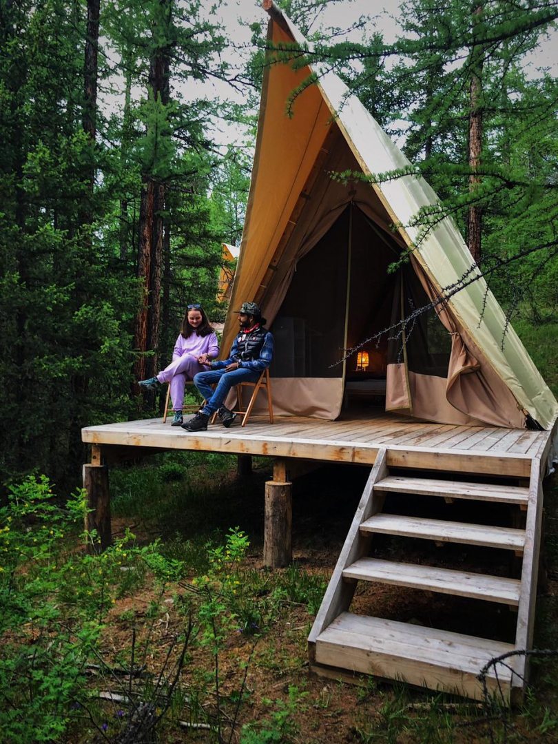 Двухместный (Лесной шатер) отеля Мир Алтай, Кызыл-Таш