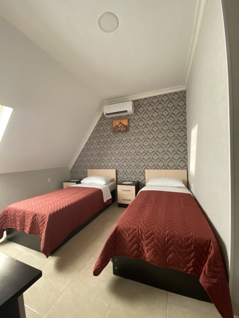 Двухместный (Бюджетный двухместный номер с 2 отдельными кроватями) гостиницы MONAKO, Кабардинка