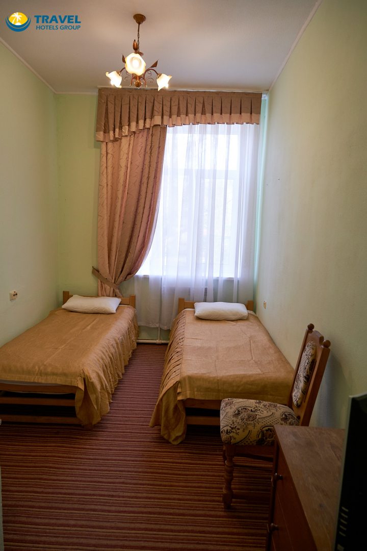 Двухместный (Двухместный стандарт с раздельными кроватями) гостиницы Графство Хаджох, Каменномостский, Республика Адыгея