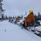 Снегоходы, База отдыха Лапландская деревня