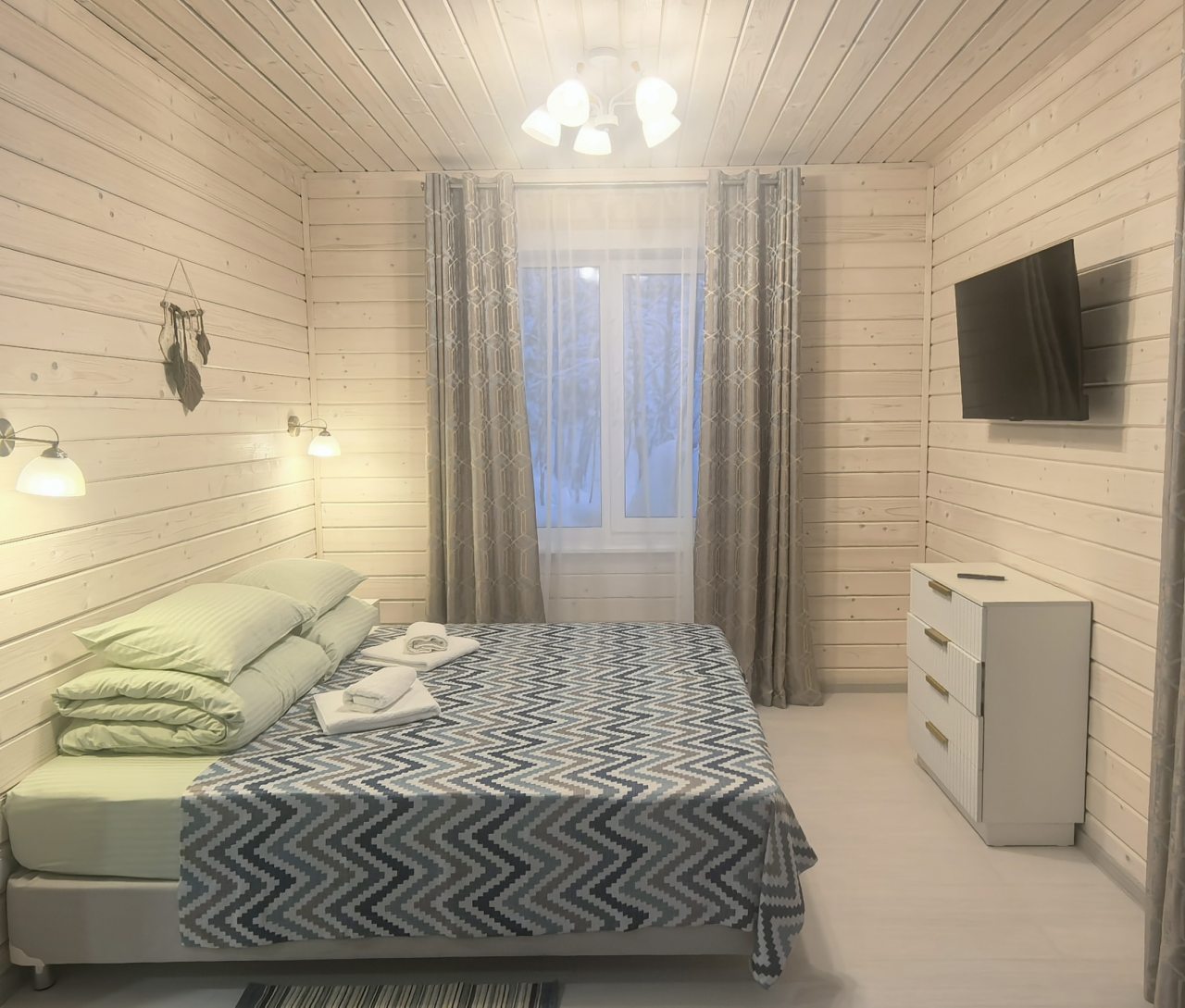 Коттедж (С Сауной), База отдыха Лапландская деревня