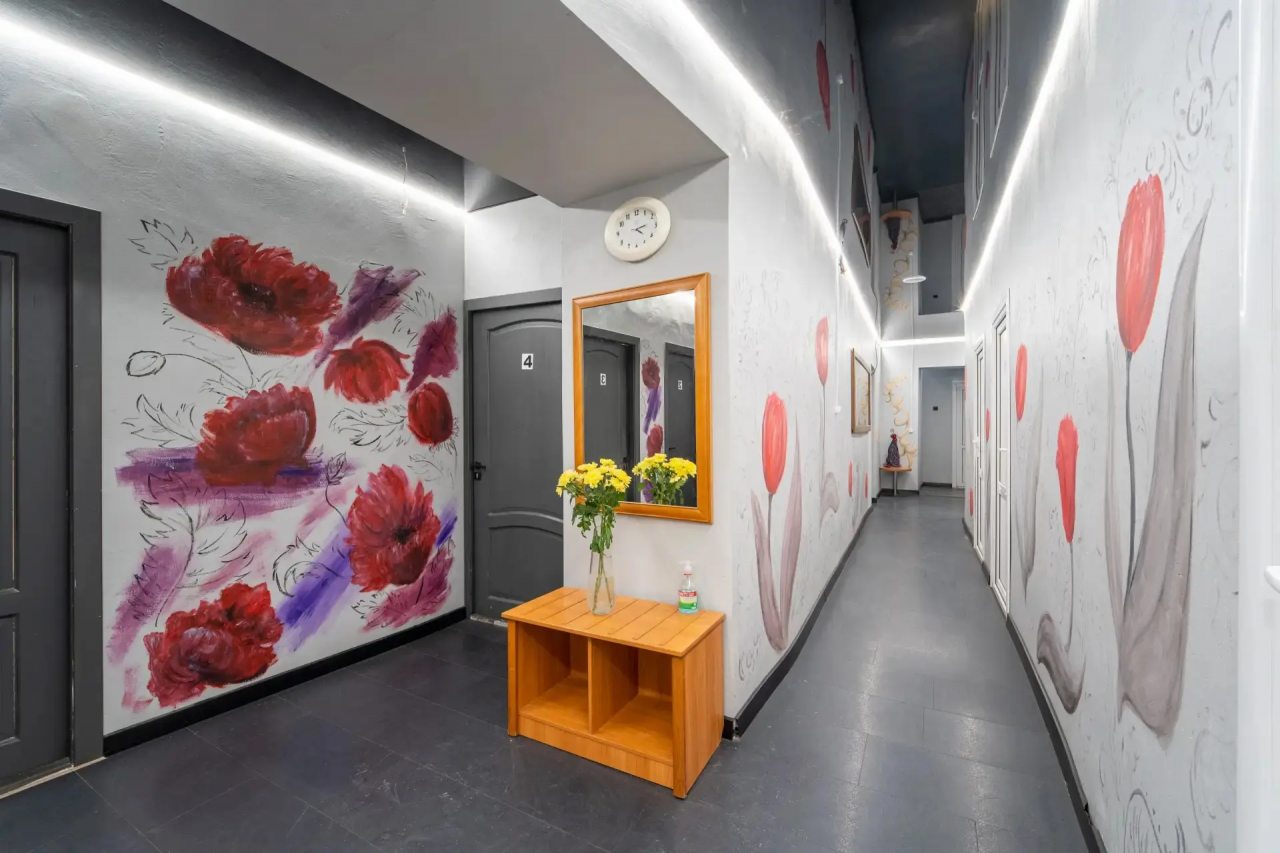Четырехместный (Женский номер с общими удобствами и кухней на этаже (№10)), Гостевой дом Казанка