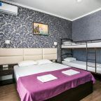 4х местный номер с двуспальной кроватью и двухъярусной