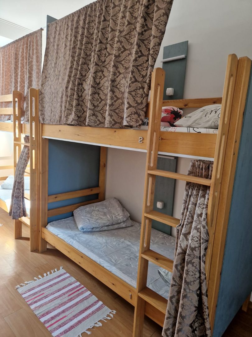Шестиместный (Кровать в шестиместном женском номере С) хостела Hostelroof_vl, Владивосток