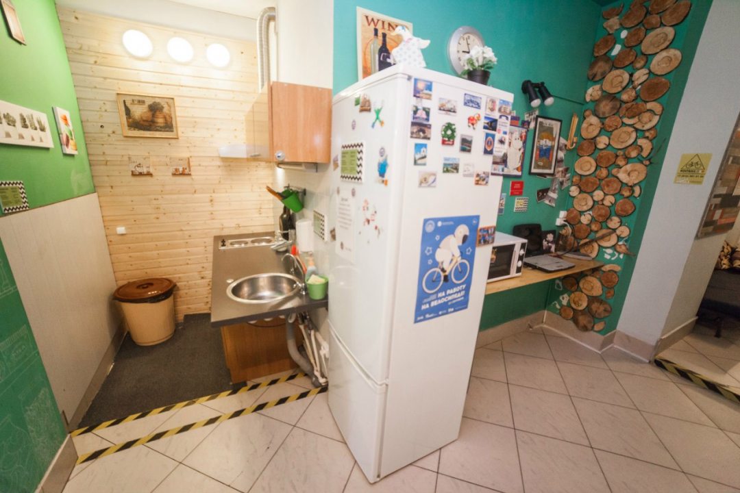 Общая кухня, Хостел Bed&Bike Hostel