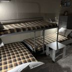 Шестиместный Мужской (Шестиместный мужской номер Ночной Город), Хостел Бригит на Ладожской