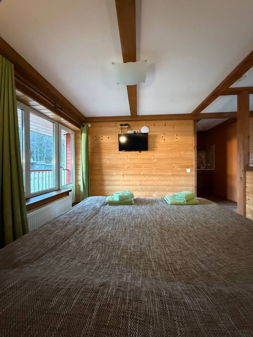 Двухместный (Комфорт с двуспальной кроватью в Норвежской деревне), База отдыха Времена года