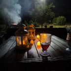 Трёхместный и более (Домик с пирсом), База отдыха Любимая Усадьба