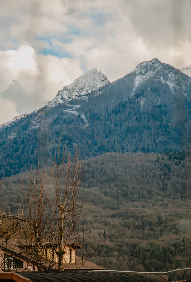 Вид на горы, Эко-отель Bergamo