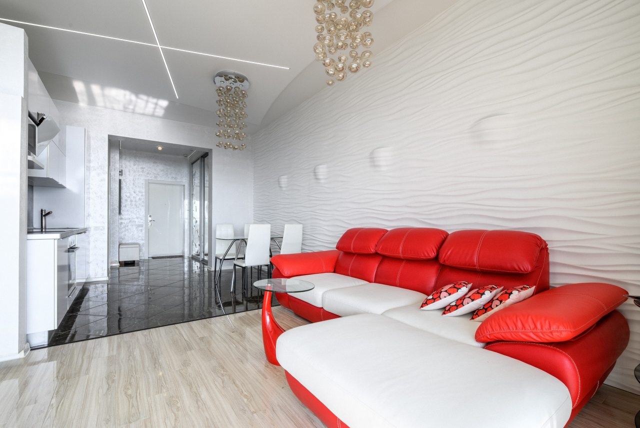 De Luxe (Д1609 Апартаменты Делюкс с 1 спальней и видом на море) апарт-отеля Ideal house apart, Сочи