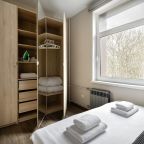 Трёхместный и более (Дизайн Апартамент с балконом), Апартаменты АпартПейдж Елагин