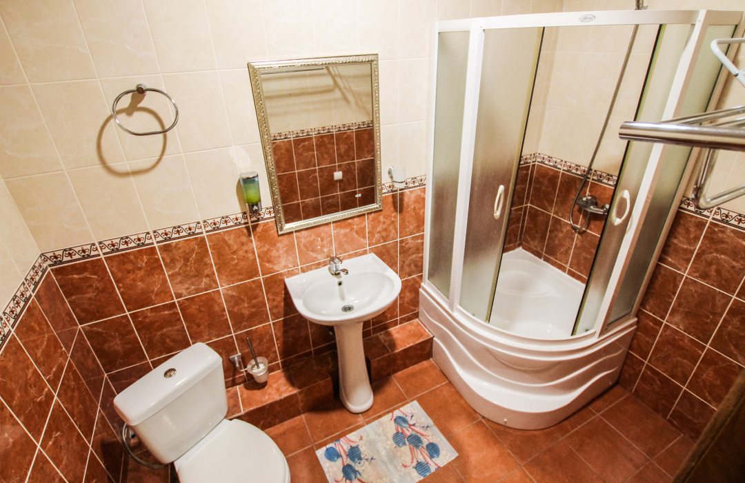 Собственная ванная комната, Отель Пальмира
