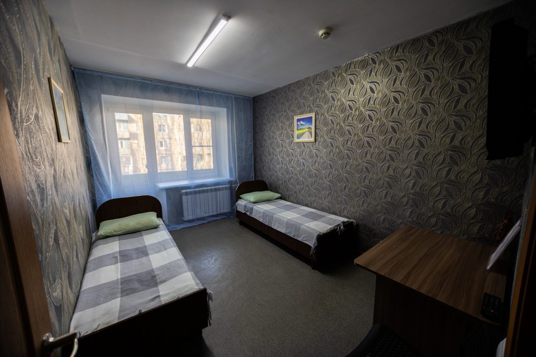Двухместный (Двухместный номер с двумя отдельными кроватями и душем) гостиницы Юбилейная, Балашов