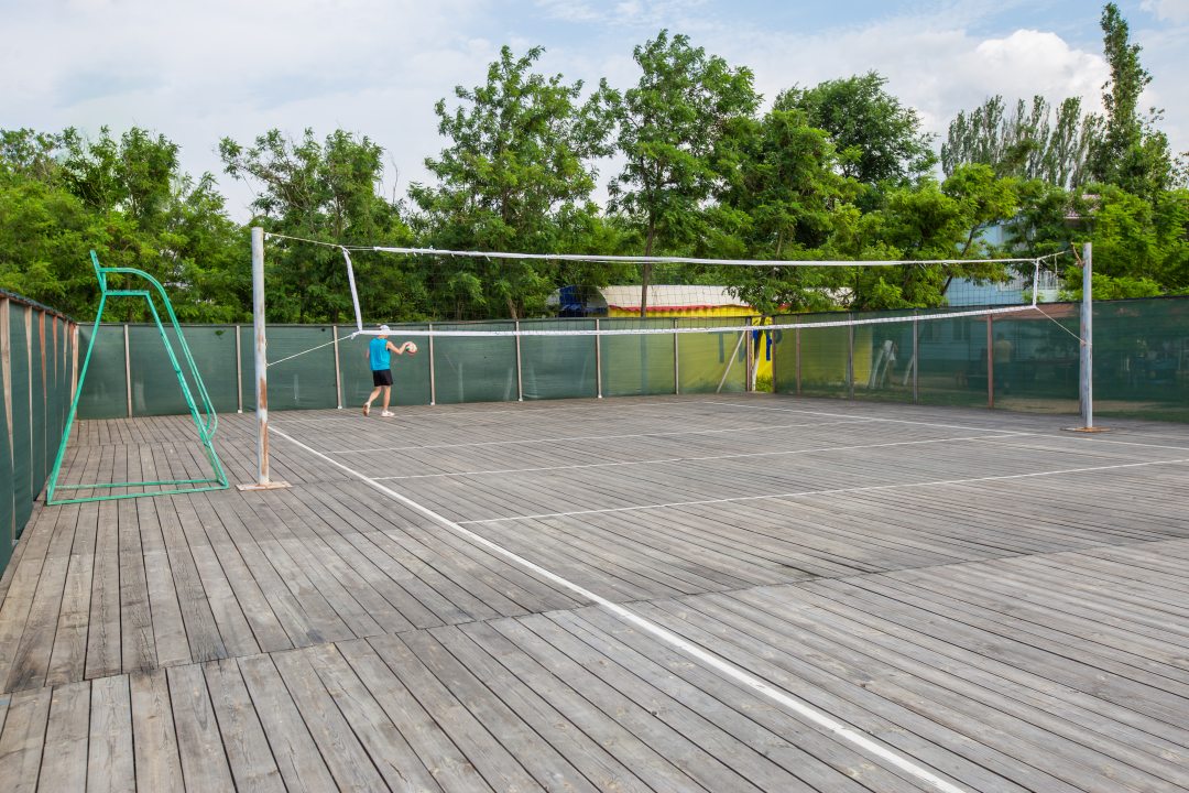 Волейбольная площадка, Пансионат Азовский
