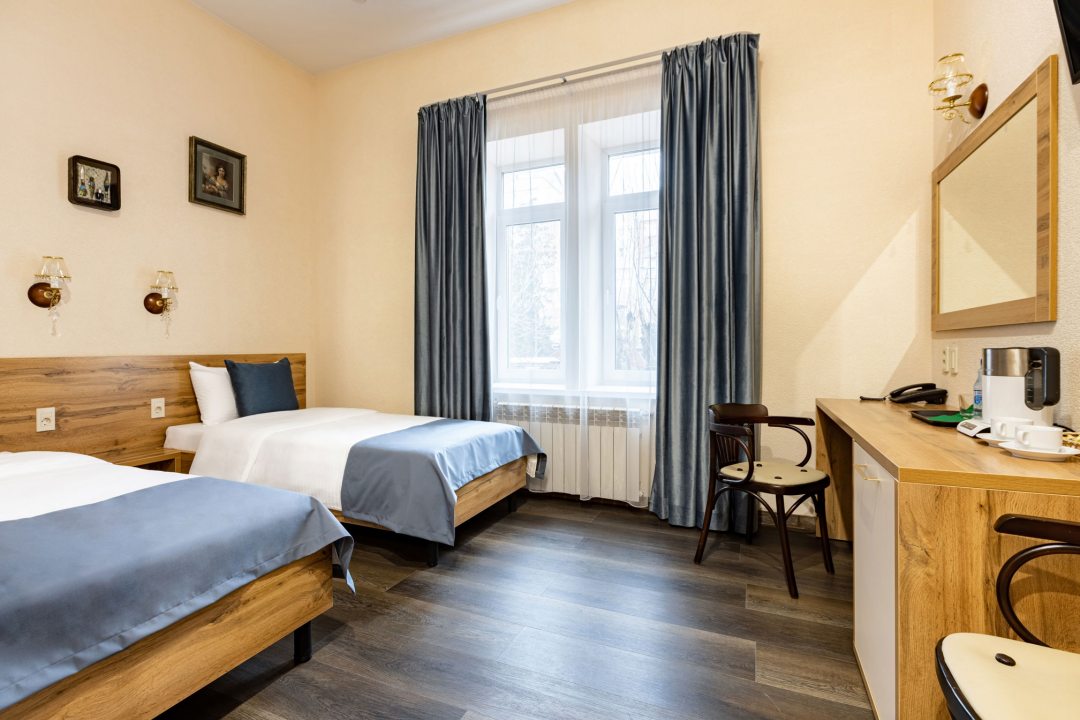 Двухместный (Комфорт с двумя раздельными односпальными кроватями) отеля Галерея, Пенза