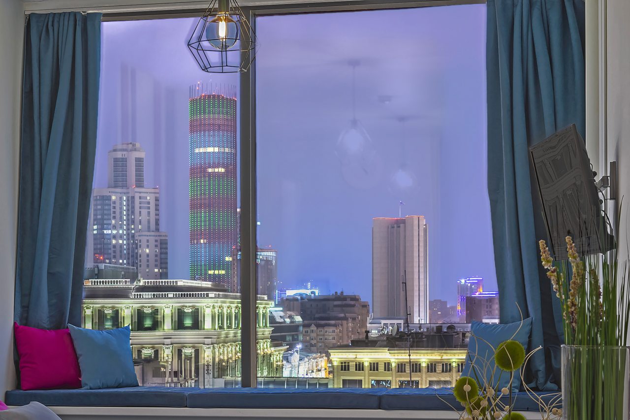 Апартаменты (Лофт с видом на город), Гостевой дом Home Hotel на Малышева