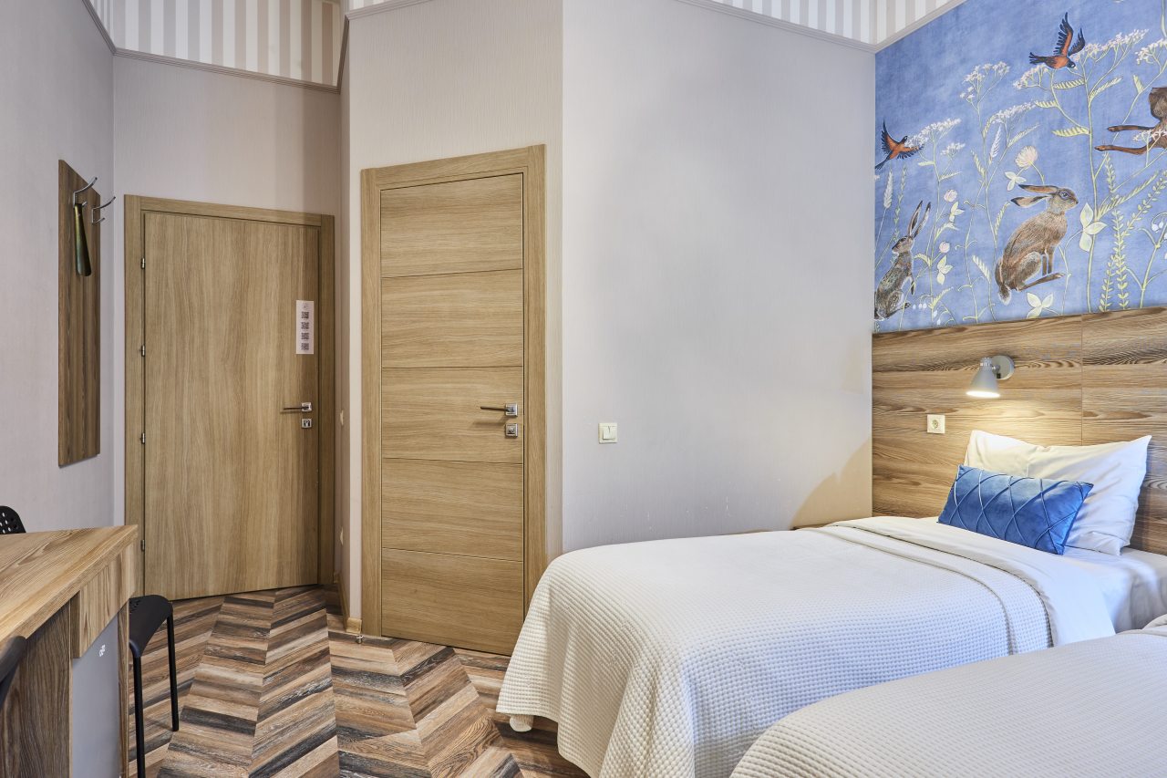 Двухместный (Стандартный номер  с двуспальной или 2 односпальными кроватями), Отельбург на Рубинштейна