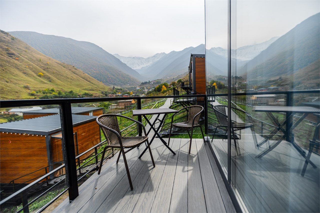Коттедж (Двухместный домик с панорамными окнами №10), Mountain Saniba Eco Hotel